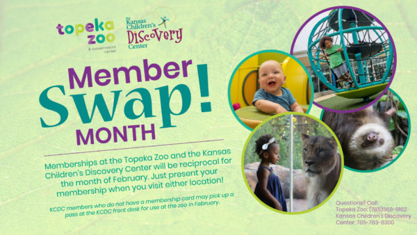 Topeka Zoo Member Swap Month @ Kansas Children's Discovery Center