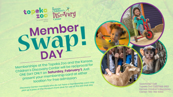 Discovery Center and Zoo Member Swap Day! @ Kansas Children's Discovery Center