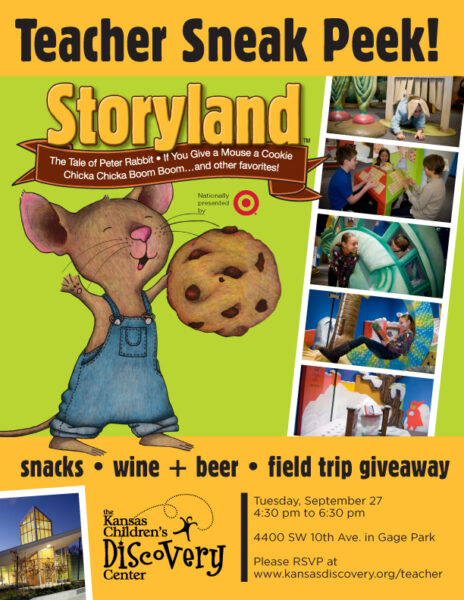 Storyland Teacher Sneak Peek @ Kansas Children's Discovery Center